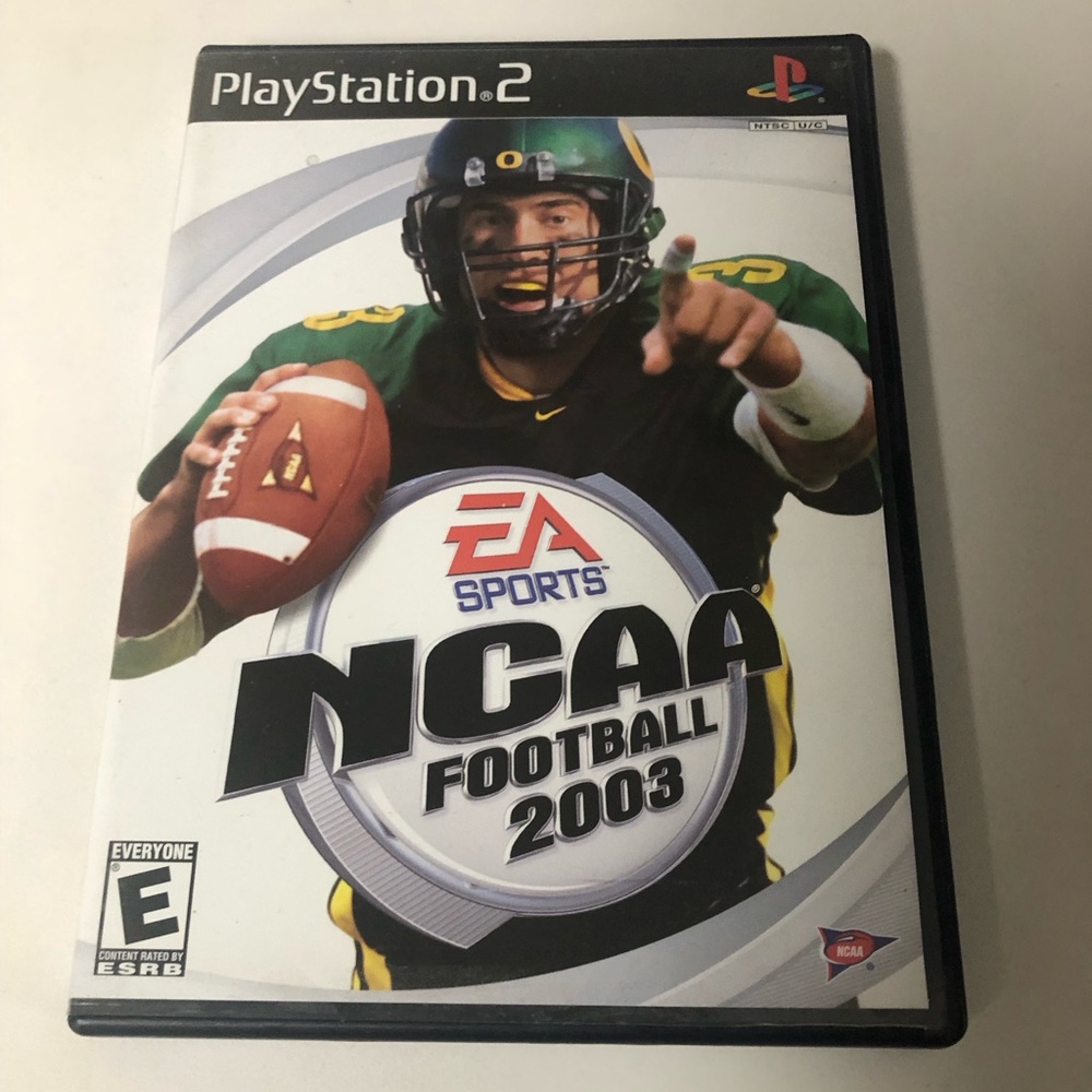 NCAA Football 2003 (Sony PlayStation 2, 2002) PS2 with Manual